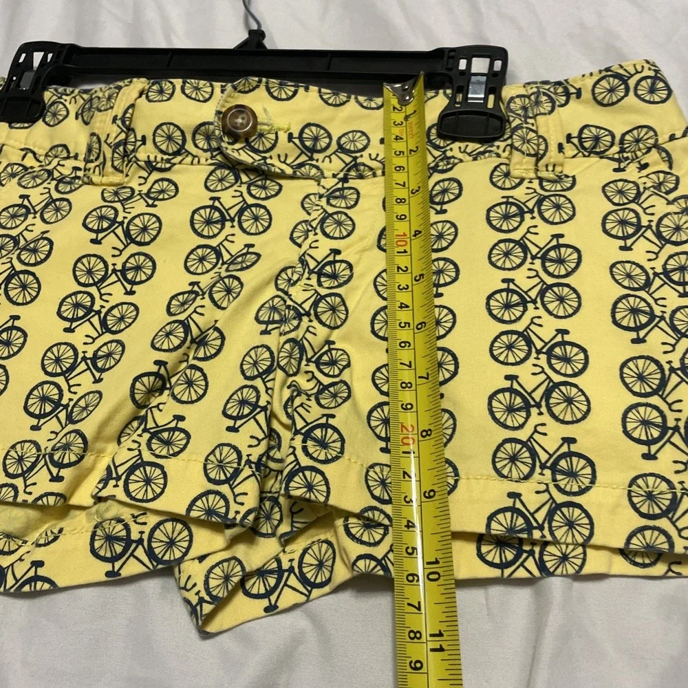 Red Camel Yellow Blue Bike Bicycle Printed‎ Shorts Juniors Size 5